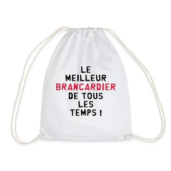 Brancardier / Ambulancier / Ambulance / Hôpital - Sac de sport léger - blanc - Devant