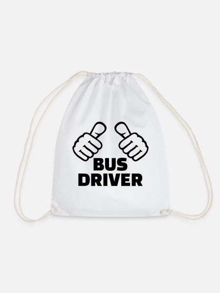 Busfahrer - Turnbeutel - Weiß