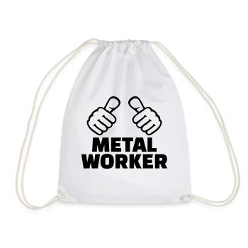 Metal worker - Sac de sport léger - blanc - Devant