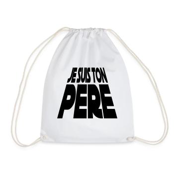 DARK FATHER - Sac de sport léger - blanc - Devant