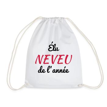 Niece Nephew Nichte Neffe Nièce Neveu Baby - Drawstring Bag - white - Front