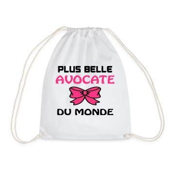 Avocat / Avocate / Lawyer / Banquier / Humour / G - Sac de sport léger - blanc - Devant
