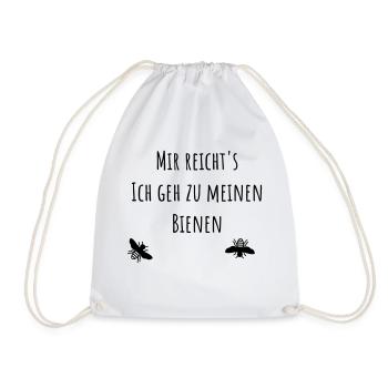 Assez pour moi je vais à mes abeilles - Sac de sport léger - blanc - Devant