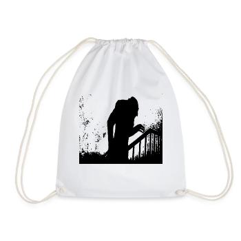 nosferatu - Drawstring Bag - white - Front