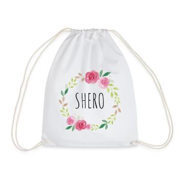 Super Heldin Shero Feministin Muttertag Geschenk - Turnbeutel - Weiß - Vorne