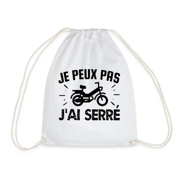 je peux pas j'ai serré - Sac de sport léger - blanc - Devant