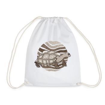 Tortue - Sac de sport léger - blanc - Devant