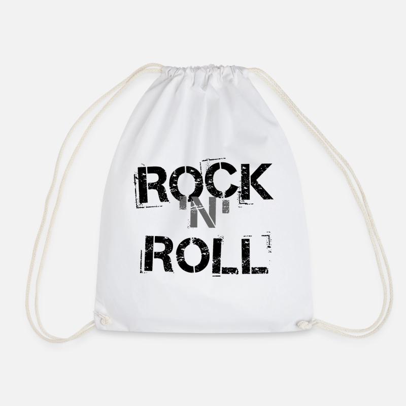 Rock 'n' Roll - Turnbeutel - Weiß