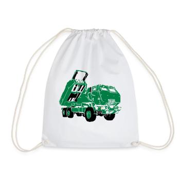 M142 HIMARS - Drawstring Bag - white - Front