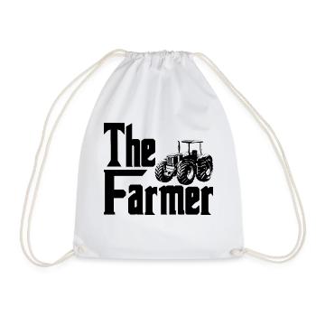 The Farmer Graphic Agriculture Agriculteur Farmer - Turnbeutel - Weiß - Vorne