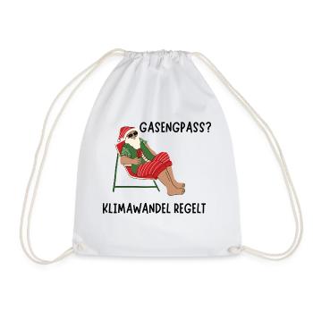 Gasengpass - Turnbeutel - Weiß - Vorne