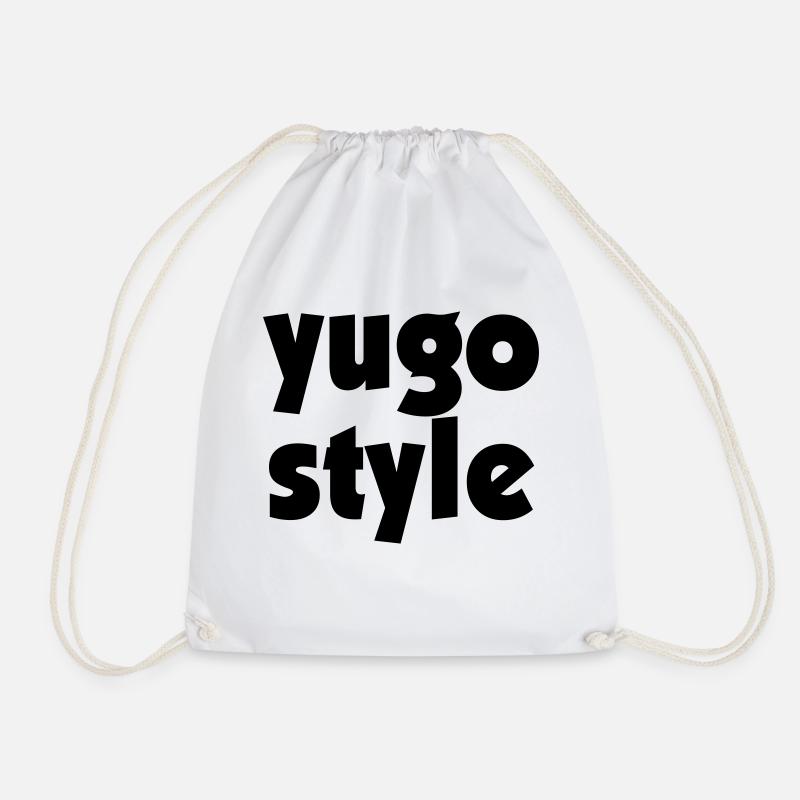 yugo style - Turnbeutel - Weiß