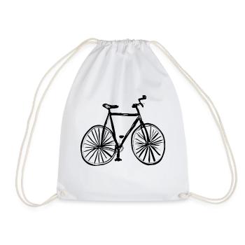 Vélo Doodle Bicyclettes Cycling Silhouette 7 - Sac de sport léger - blanc - Devant