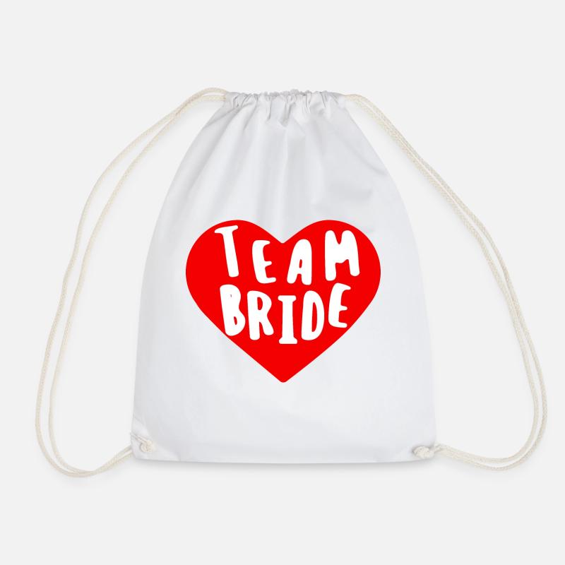 Team Bride Jungesellinnenabschied - Turnbeutel - Weiß