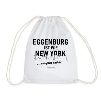 Eggenburg ist wie New York - Turnbeutel - Weiß - Vorne