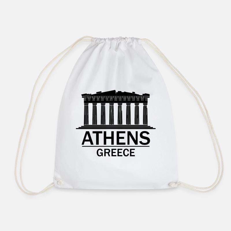 Athen Griechenland - Turnbeutel - Weiß
