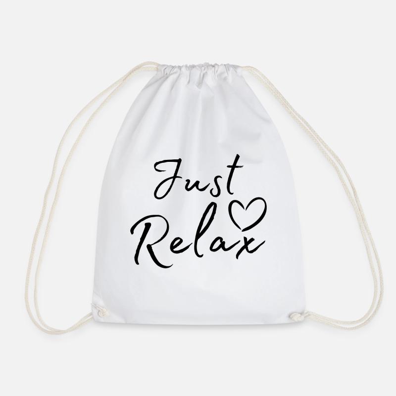 Just Relax - Turnbeutel - Weiß