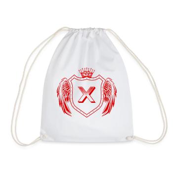 Lettre X Armoiries - Sac de sport léger - blanc - Devant