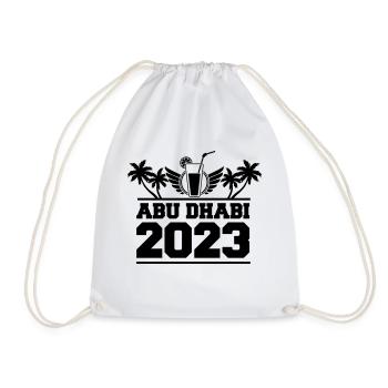 abu dhabi 2023 - Turnbeutel - Weiß - Vorne