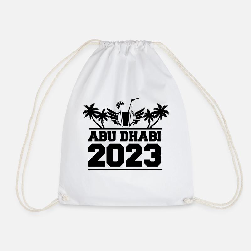 abu dhabi 2023 - Turnbeutel - Weiß