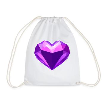Engagement Valentine's Day Love Mother's Day Wedding - Drawstring Bag - white - Front