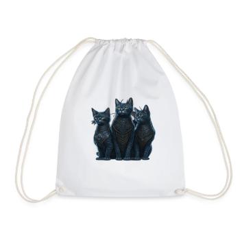 Passion chats - Sac de sport léger - blanc - Devant