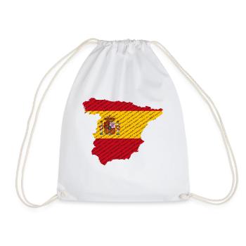 Spanien in vielen Sprachen - Turnbeutel - Weiß - Vorne