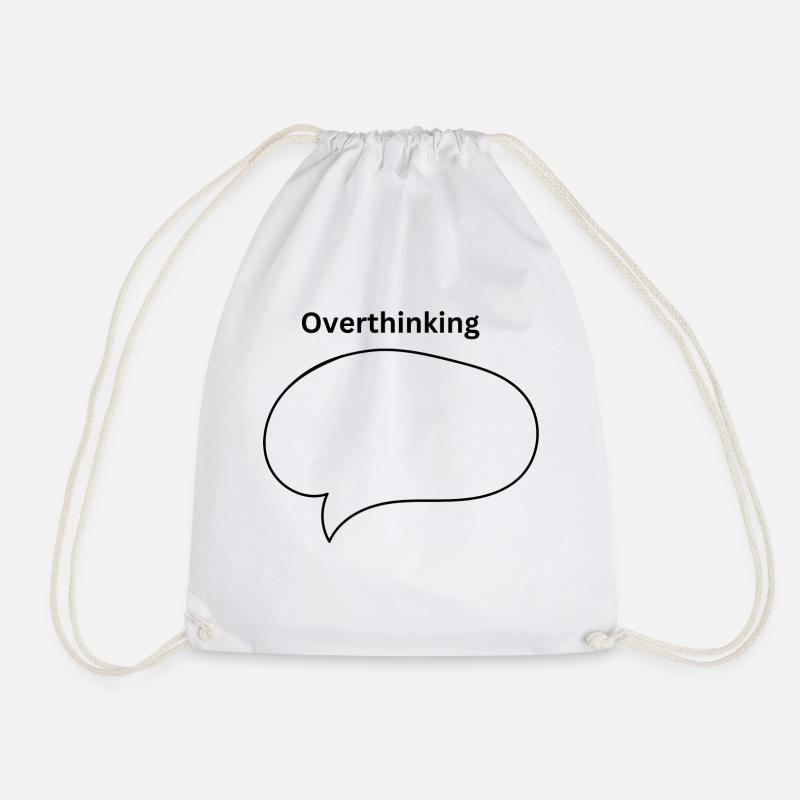 Overthinking - Turnbeutel - Weiß