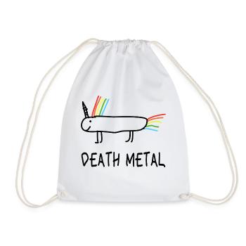 Licorne, Death Metal, Rock, Festival de musique, Humour - Sac de sport léger - blanc - Devant