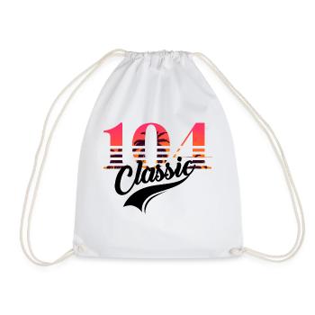 Vintage 104th Anniversary - Drawstring Bag - white - Front