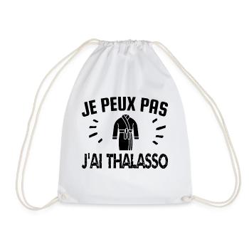 je peux pas j'ai thalasso - Sac de sport léger - blanc - Devant