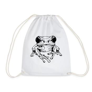Grenouille - Sac de sport léger - blanc - Devant