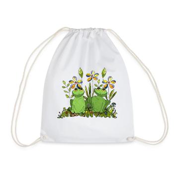 Grenouilles - Sac de sport léger - blanc - Devant
