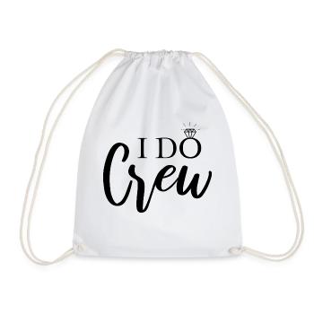 I Do Crew - Turnbeutel - Weiß - Vorne