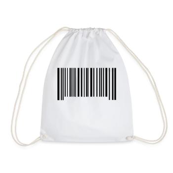 barcode - Sac de sport léger - blanc - Devant