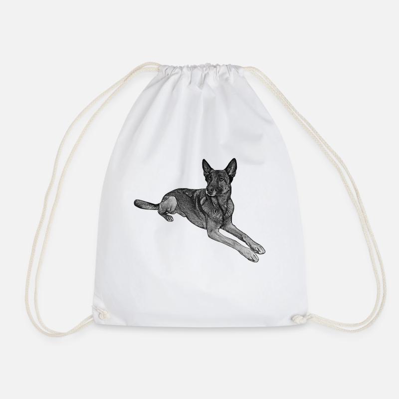 Malinois - Turnbeutel - Weiß