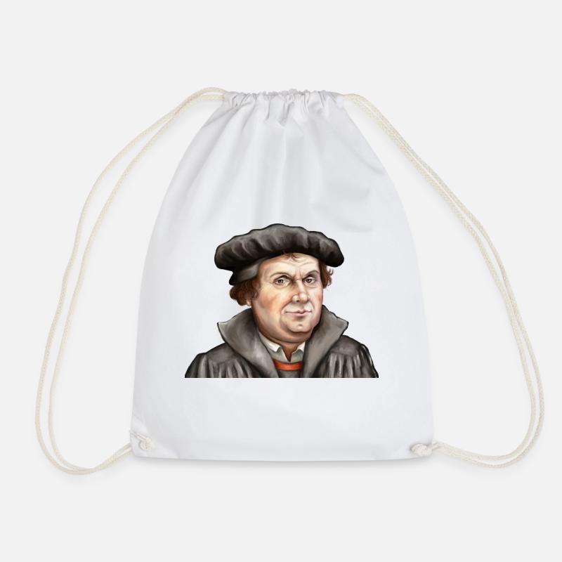 Martin Luther - Turnbeutel - Weiß
