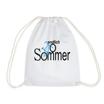 endlich sommer - Turnbeutel - Weiß - Vorne