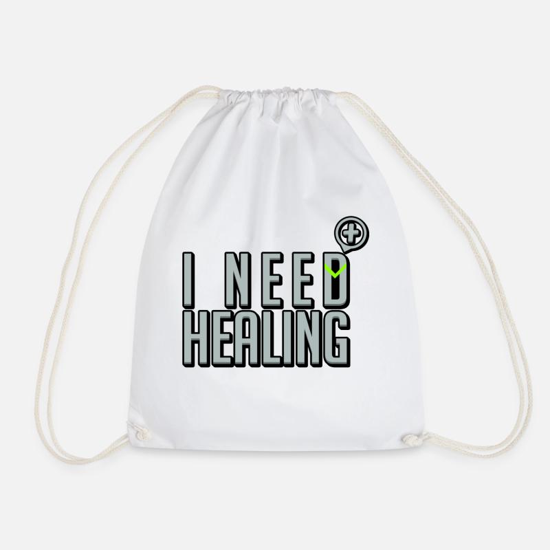 I need haling - Turnbeutel - Weiß