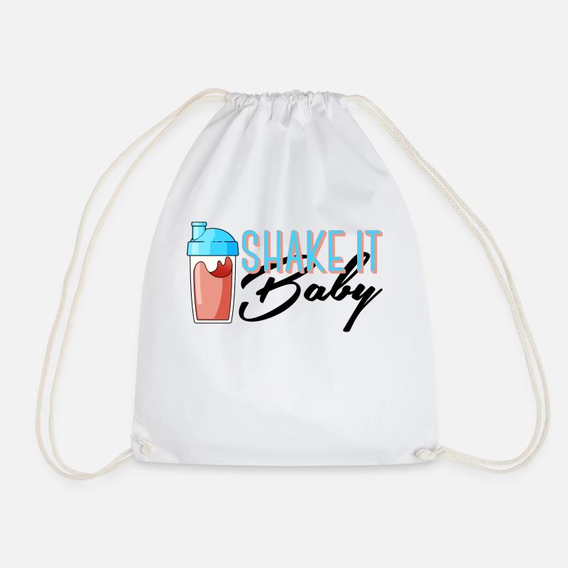 Shake it baby - Drawstring Bag - white