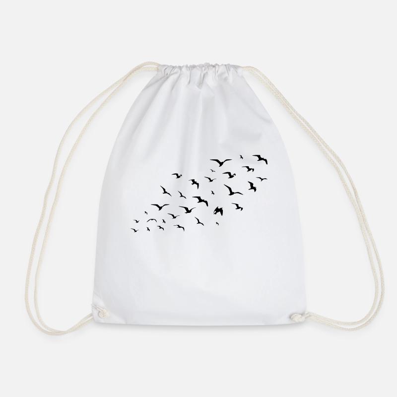 birds - Turnbeutel - Weiß