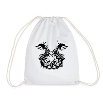 drachen - Drawstring Bag - white - Front