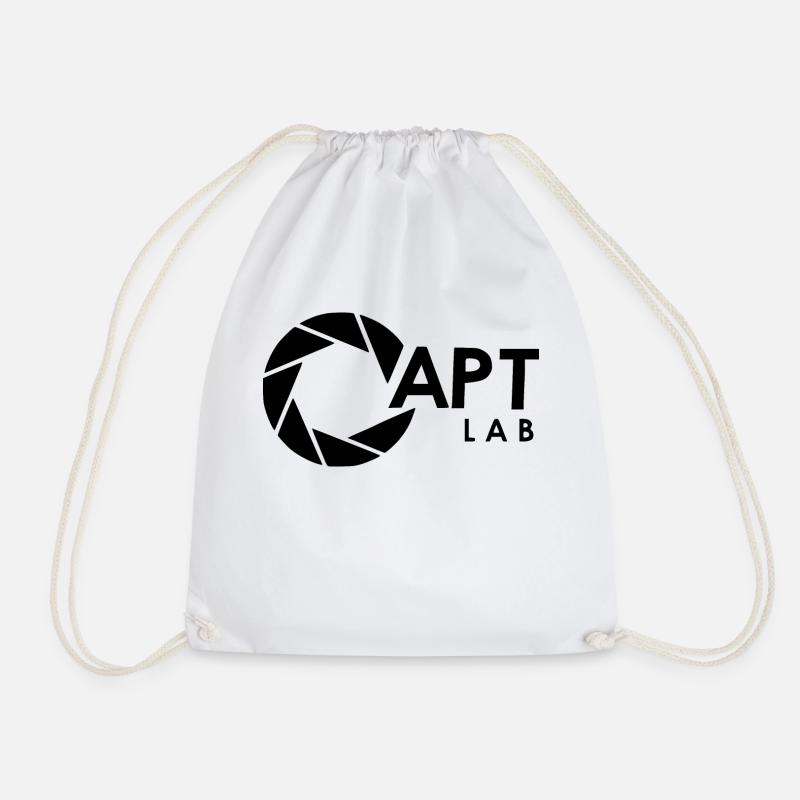 Aperture Laboratories - Portal - Turnbeutel - Weiß