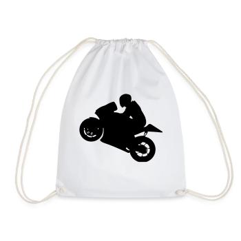 MotoGP #8 - Drawstring Bag - white - Front