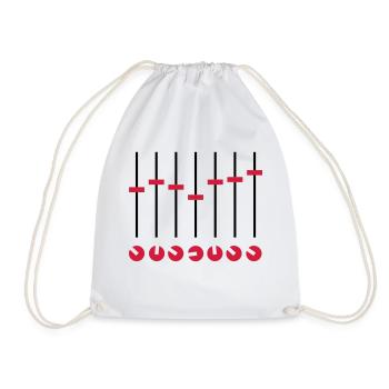 mixing_f2 - Drawstring Bag - white - Front