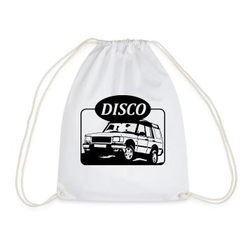 Landie Disco - Autonaut.com - Drawstring Bag - white - Front