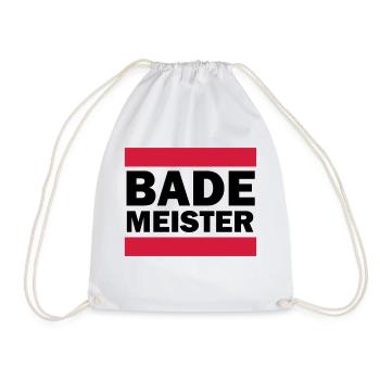 Bademeister - Turnbeutel - Weiß - Vorne
