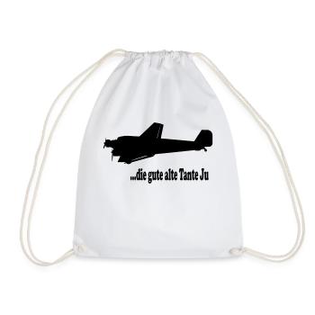 Tante Ju - Drawstring Bag - white - Front