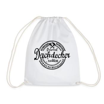 Dachdecker Zunftwappen Handwerk - Turnbeutel - Weiß - Vorne