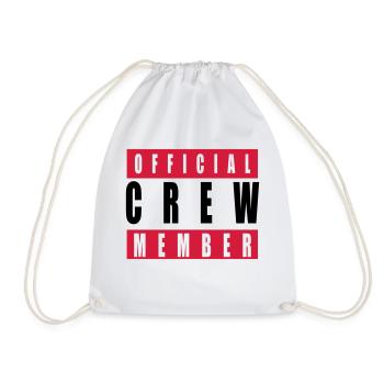 Logo de l'équipe des membres équipage officiel coo - Sac de sport léger - blanc - Devant